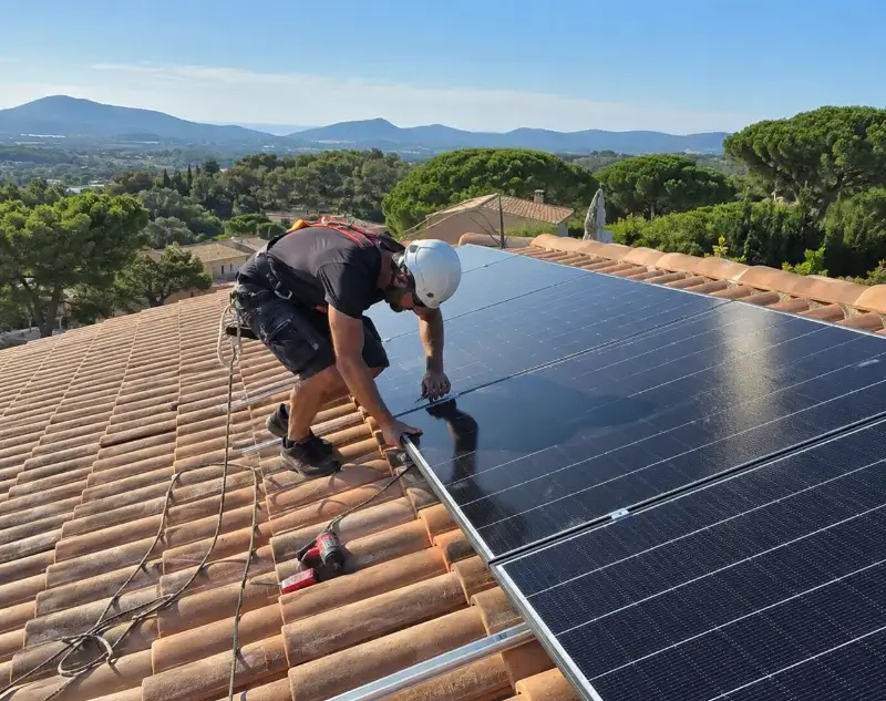 Installateur panneaux solaires Le Thor — pose photovoltaïque sur toiture