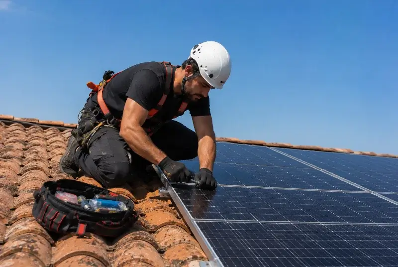 Maintenance et monitoring de panneaux solaires au Thor